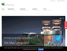 Tablet Screenshot of mesharray.hu